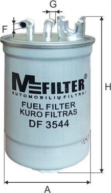 Mfilter DF 3544 - Degvielas filtrs autodraugiem.lv