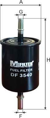 Mfilter DF 3540 - Degvielas filtrs autodraugiem.lv
