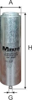Mfilter DF 3547 - Degvielas filtrs autodraugiem.lv