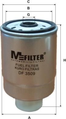 Mfilter DF 3509 - Degvielas filtrs autodraugiem.lv
