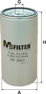 Mfilter DF 3503 - Degvielas filtrs autodraugiem.lv