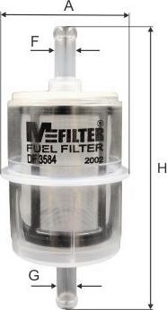 Mfilter DF 3584 - Degvielas filtrs autodraugiem.lv