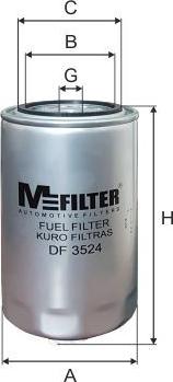 Mfilter DF3524 - Degvielas filtrs autodraugiem.lv