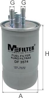 Mfilter DF 3574 - Degvielas filtrs autodraugiem.lv