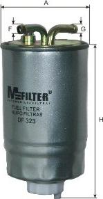 Mfilter DF 323 - Degvielas filtrs autodraugiem.lv