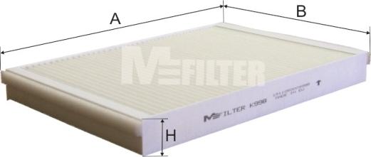 Mfilter K 998 - Filtrs, Salona telpas gaiss autodraugiem.lv