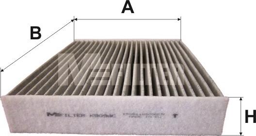 Mfilter K 9098C - Filtrs, Salona telpas gaiss autodraugiem.lv
