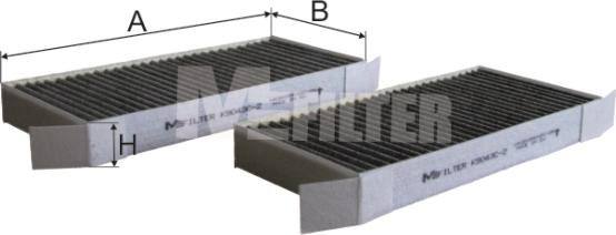 Mfilter K 9043C-2 - Filtrs, Salona telpas gaiss autodraugiem.lv