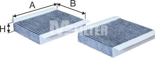 Mfilter K 9039C-2 - Filtrs, Salona telpas gaiss autodraugiem.lv