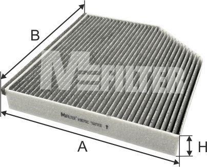 Mfilter K 9070C - Filtrs, Salona telpas gaiss autodraugiem.lv