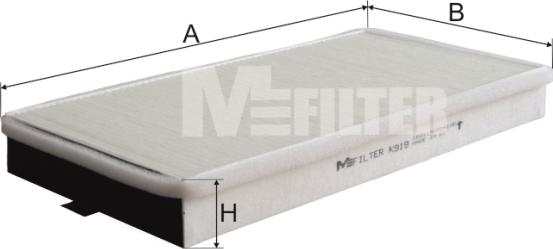 Mfilter K 919 - Filtrs, Salona telpas gaiss autodraugiem.lv