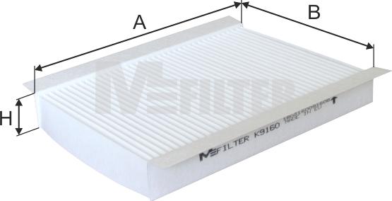 Mfilter K 9160 - Filtrs, Salona telpas gaiss autodraugiem.lv