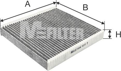 Mfilter K 9104C - Filtrs, Salona telpas gaiss autodraugiem.lv