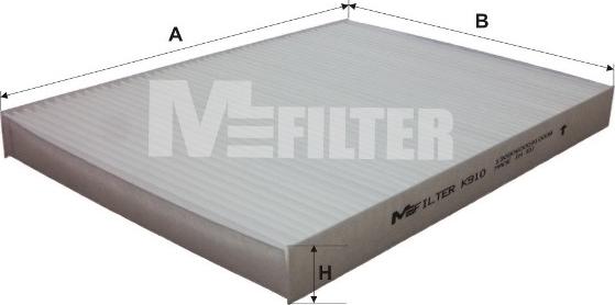 Mfilter K 910 - Filtrs, Salona telpas gaiss autodraugiem.lv