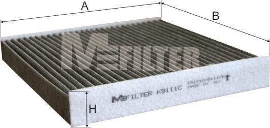 Mfilter K 9111C - Filtrs, Salona telpas gaiss autodraugiem.lv