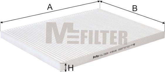 Mfilter K 918 - Filtrs, Salona telpas gaiss autodraugiem.lv