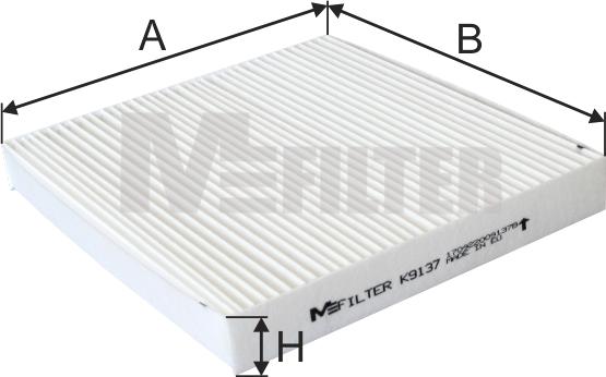 Mfilter K 9137 - Filtrs, Salona telpas gaiss autodraugiem.lv