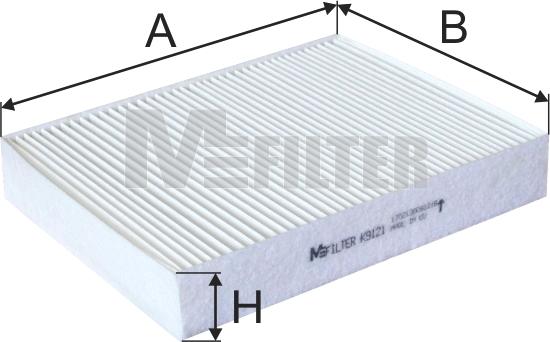 Mfilter K 9121 - Filtrs, Salona telpas gaiss autodraugiem.lv