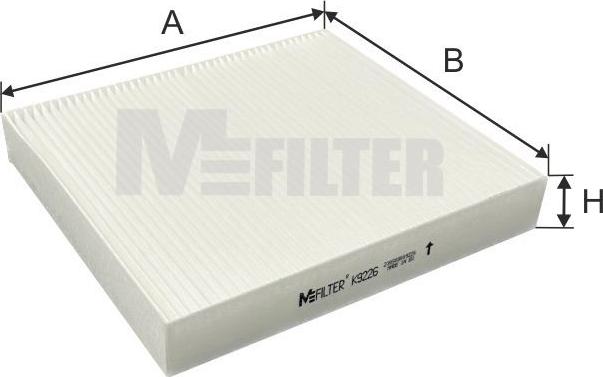 Mfilter K 9226 - Filtrs, Salona telpas gaiss autodraugiem.lv