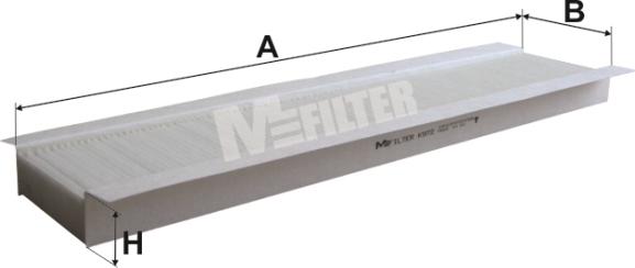 Mfilter K 972 - Filtrs, Salona telpas gaiss autodraugiem.lv