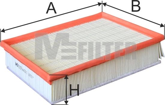 Mfilter K 433/1 - Gaisa filtrs autodraugiem.lv