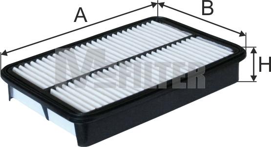 Mfilter K 237 - Gaisa filtrs autodraugiem.lv