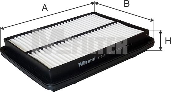 Mfilter K 223 - Gaisa filtrs autodraugiem.lv