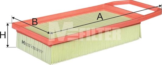 Mfilter K 755 - Gaisa filtrs autodraugiem.lv