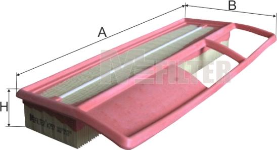 Mfilter K 757 - Gaisa filtrs autodraugiem.lv