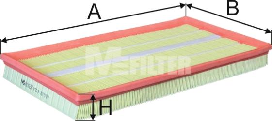 Mfilter K 763 - Gaisa filtrs autodraugiem.lv