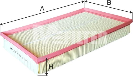 Mfilter K 7099 - Gaisa filtrs autodraugiem.lv
