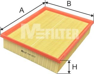 Mfilter K 7144 - Gaisa filtrs autodraugiem.lv