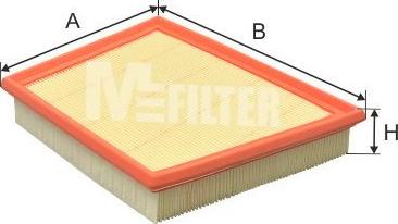Mfilter K 7185 - Gaisa filtrs autodraugiem.lv