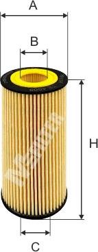 Mfilter TE4009 - Eļļas filtrs autodraugiem.lv