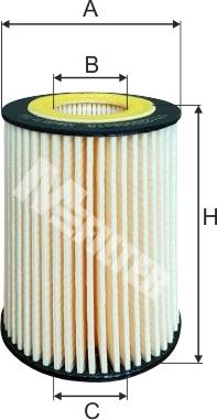 Mfilter TE 601 - Eļļas filtrs autodraugiem.lv