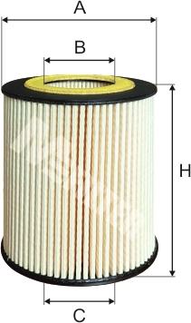 Mfilter TE 625 - Eļļas filtrs autodraugiem.lv