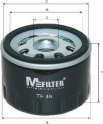 Mfilter TF 46 - Eļļas filtrs autodraugiem.lv