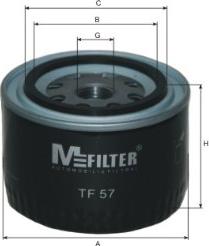 Mfilter TF 57 - Eļļas filtrs autodraugiem.lv