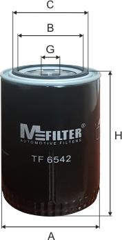 Mfilter TF 6542 - Eļļas filtrs autodraugiem.lv