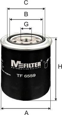 Mfilter TF 6559 - Eļļas filtrs autodraugiem.lv