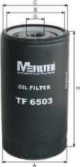 Mfilter TF 6503 - Eļļas filtrs autodraugiem.lv