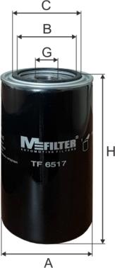 Mfilter TF 6517 - Eļļas filtrs autodraugiem.lv
