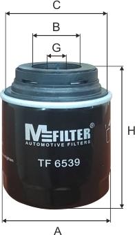 Mfilter TF 6539 - Eļļas filtrs autodraugiem.lv