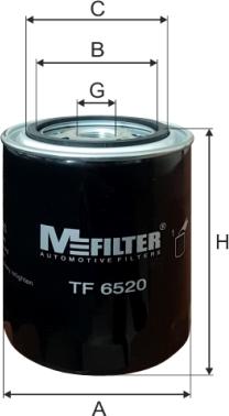 Mfilter TF 6520 - Eļļas filtrs autodraugiem.lv