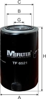 Mfilter TF 6521 - Eļļas filtrs autodraugiem.lv