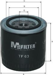 Mfilter TF 63 - Eļļas filtrs autodraugiem.lv