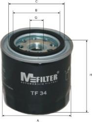 Mfilter TF 34 - Eļļas filtrs autodraugiem.lv