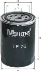 Mfilter TF 76 - Eļļas filtrs autodraugiem.lv