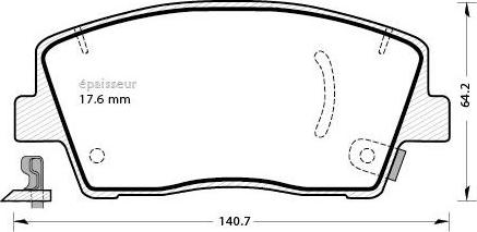 TRW Engine Component GDB2253 - Bremžu uzliku kompl., Disku bremzes autodraugiem.lv