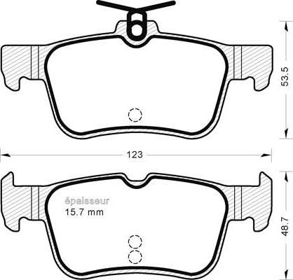 Japanparts JPP0300 - Bremžu uzliku kompl., Disku bremzes autodraugiem.lv